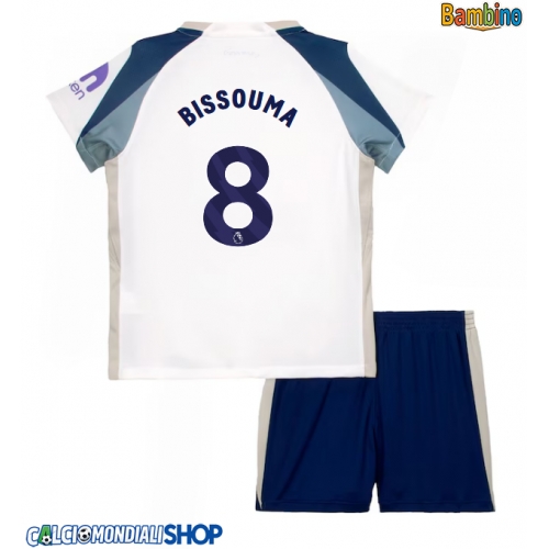 Maglie da calcio Tottenham Hotspur Yves Bissouma #8 Prima Maglia Bambino 2025-26 Manica Corta + Pantaloni corti)